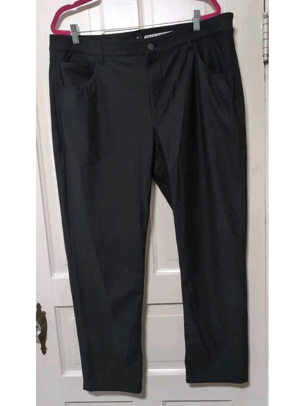Johnnie-O Prep-Formance Pants Mens 40 x 30 Black Stretch Golf Performance(1582)E
